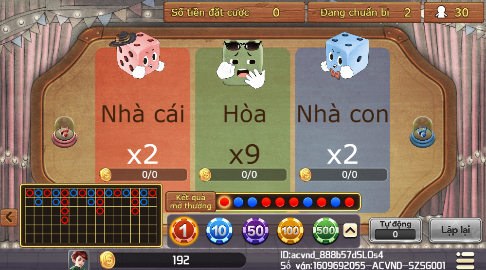 game 3 con xúc xắc tại rich888